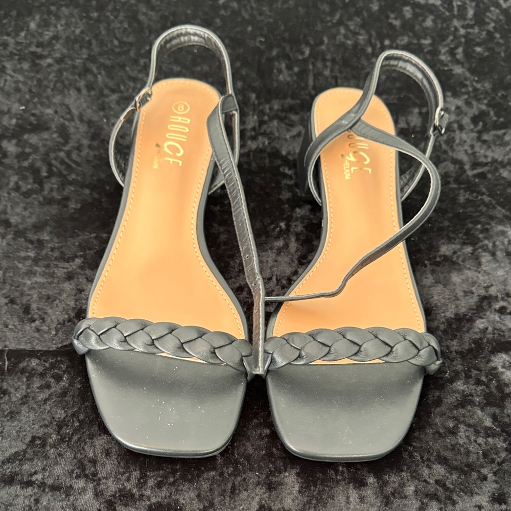 Elegant Black Strappy Sandals